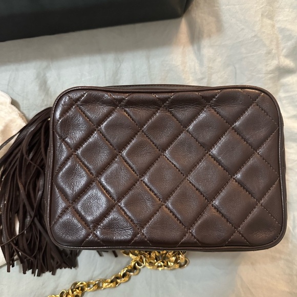 1989-1991 Vintage Chanel Lambskin Camera Bag - Picture 5 of 16